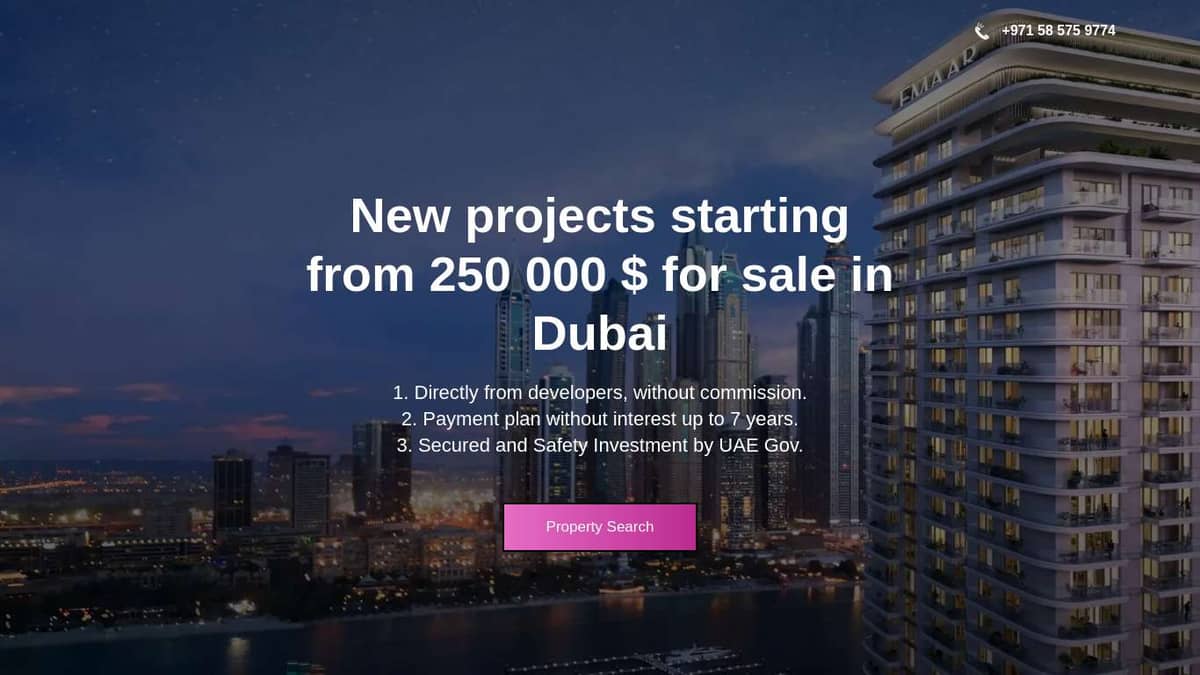 Real Estate From Developers In Dubai